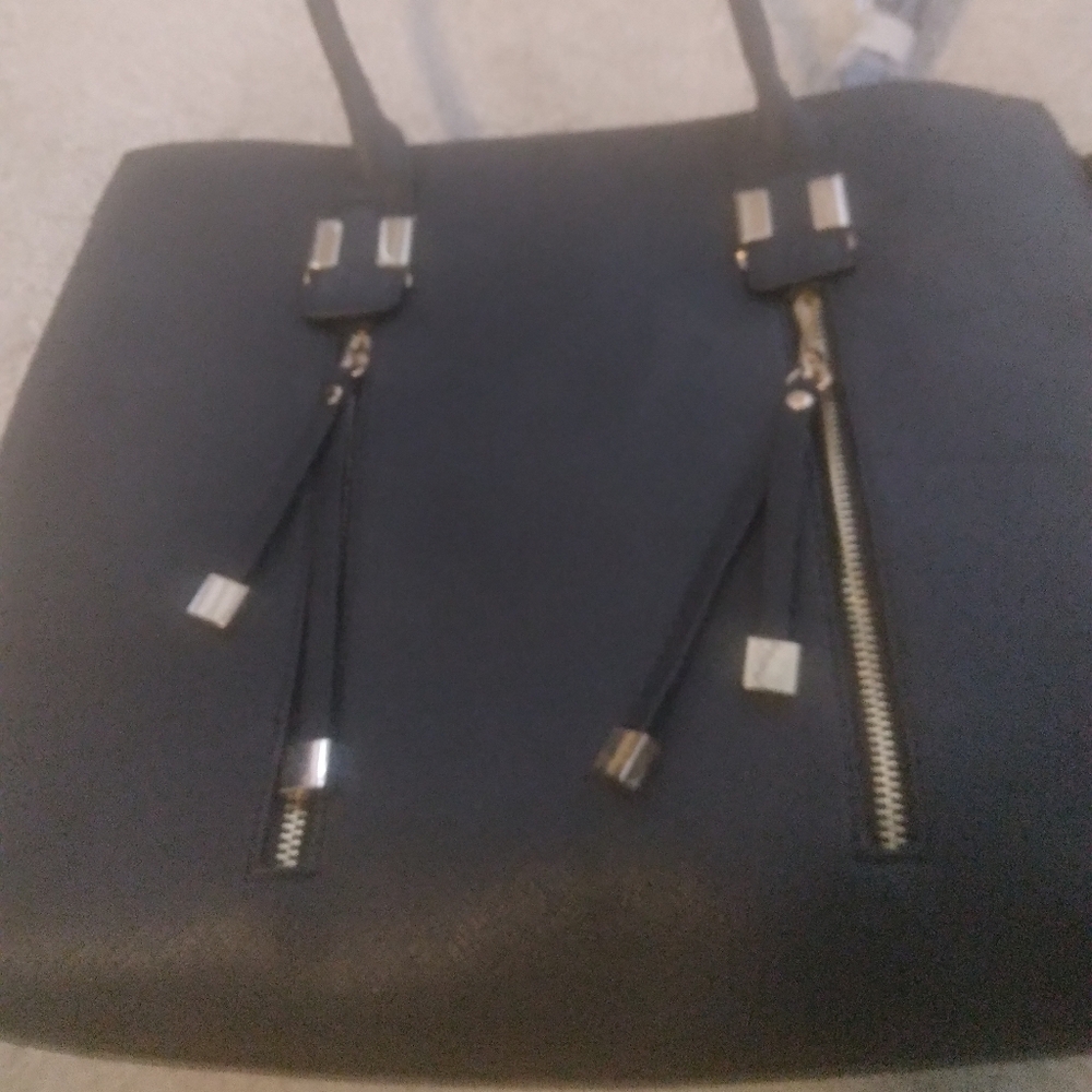 FAUX TOP HANDLE SATCHEL